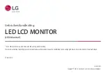 Preview for 1 page of LG Libero 27BQ70C Manual