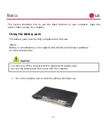 Preview for 32 page of LG LM40 User Manual