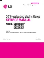 LG LRE30453SB Service Manual preview