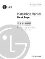 Preview for 1 page of LG LRE30757SB Installation Manual