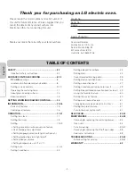 Preview for 2 page of LG LRE30955 Owner'S Manual & Cooking Manual