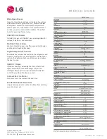 Preview for 2 page of LG LRFC21755 Series Specifications