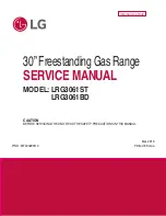 Preview for 1 page of LG LRG3061BD Service Manual