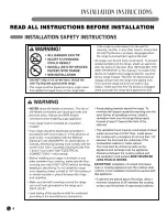 Preview for 4 page of LG LRG3091SB Installation Manual