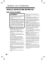 Preview for 7 page of LG LRG3095S User Manual