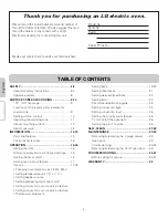 Preview for 2 page of LG LSB5611SB Owner'S Manual & Cooking Manual