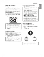 Preview for 22 page of LG LSE4617 Series Owner'S Manual