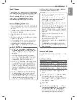 Preview for 40 page of LG LSE4617 Series Owner'S Manual