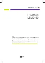 LG LSM1850 User Manual preview