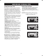 Preview for 11 page of LG LSMC3086ST Owner'S Manual & Cooking Manual