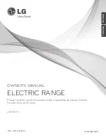 Preview for 1 page of LG LSRE307ST Owner'S Manual