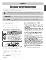 Preview for 3 page of LG LSRE307ST Owner'S Manual