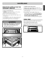 Preview for 31 page of LG LSRE307ST Owner'S Manual