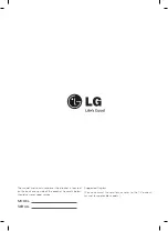 Preview for 8 page of LG LSW240B Owner'S Manual