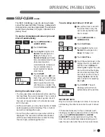 Preview for 31 page of LG LSWD305ST User'S Manual And Cooking Manual