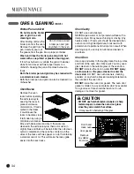 Preview for 34 page of LG LSWD305ST User'S Manual And Cooking Manual