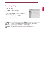 Preview for 49 page of LG M2450D Owner'S Manual