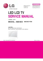 Preview for 1 page of LG M2550D Service Manual