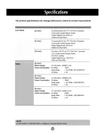 Preview for 35 page of LG M4201C-BA -  - 42" LCD Flat Panel Display User Manual