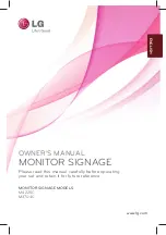 Preview for 1 page of LG M4225C
M3704C Owner'S Manual