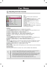 Preview for 30 page of LG M4225C
M3704C Owner'S Manual