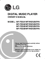 LG MF-FE501B Owner'S Manual preview