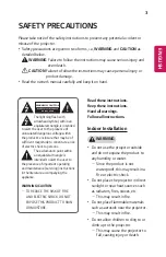 Preview for 3 page of LG MiniBeam PF1500W Owner'S Manual