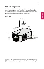 Preview for 17 page of LG MiniBeam PF1500W Owner'S Manual