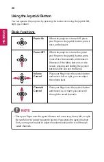 Preview for 20 page of LG MiniBeam PF1500W Owner'S Manual