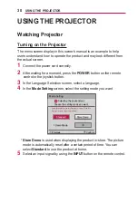 Preview for 30 page of LG MiniBeam PW1000G.AEK Owner'S Manual