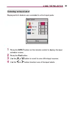 Preview for 35 page of LG MiniBeam PW1000G.AEK Owner'S Manual