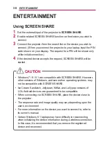 Preview for 38 page of LG MiniBeam PW1000G.AEK Owner'S Manual