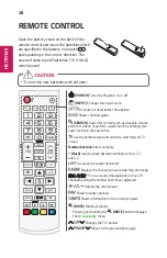 Preview for 28 page of LG Minibeam Owner'S Manual