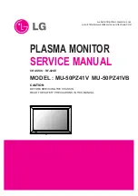LG MU-50PZ41V Service Manual preview