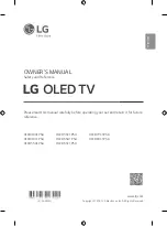 LG OLED48A1PSA Owner'S Manual preview