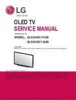 LG OLED48C1AUB Service Manual preview