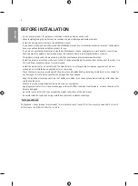 Preview for 4 page of LG OTW630B Installation Manual