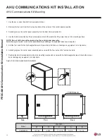 Preview for 14 page of LG PAHCMS000 Installation Manual