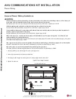 Preview for 18 page of LG PAHCMS000 Installation Manual