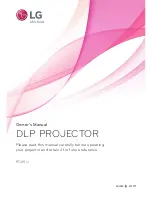 LG PG65U Owner'S Manual preview