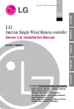 Preview for 2 page of LG PQRNC0 Owners & Installation Manual