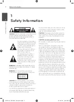 Preview for 2 page of LG RAS375F W Owner'S Manual