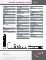 Preview for 2 page of LG RC199H Specifications