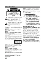 Preview for 2 page of LG RC278 Owner'S Manual