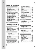 Preview for 4 page of LG RC897T -  - DVDr/ VCR Combo Owner'S Manual