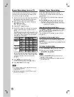 Preview for 30 page of LG RC897T -  - DVDr/ VCR Combo Owner'S Manual