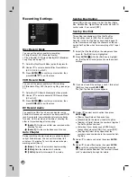 Preview for 56 page of LG RC897T -  - DVDr/ VCR Combo Owner'S Manual