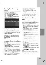 Preview for 39 page of LG RH178H Owner'S Manual