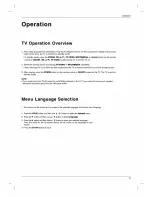 Preview for 13 page of LG RM-23LZ50 Owner'S Manual