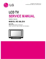 Preview for 1 page of LG RM-26LZ30 Service Manual